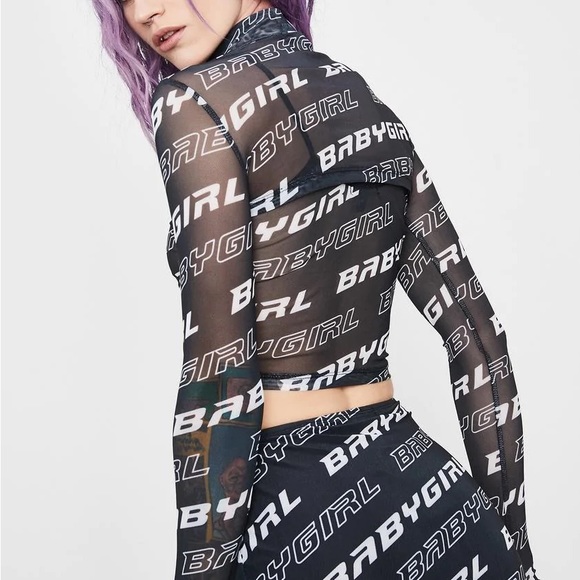 Not Ur Babygirl Three Piece Set Current Mood Dollskill - Picture 3 of 4